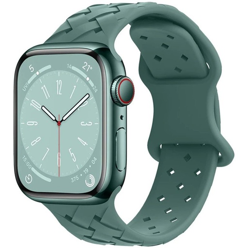 Apple Watch 42mm / Watch 44mm / Watch 45mm / Watch 49mm HOCO WA16 bamboo szíj olívazöld