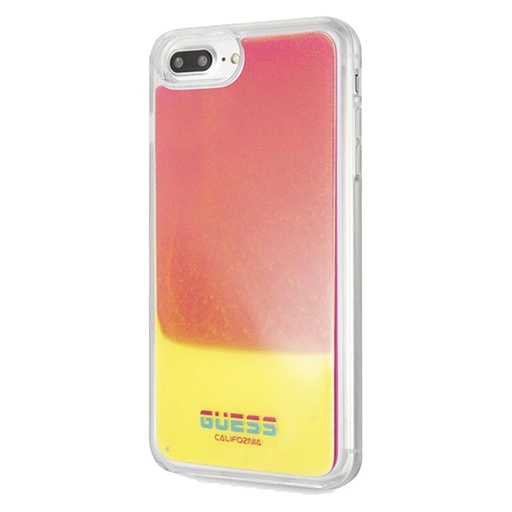Apple iPhone 7/8 Plus Guess Glow in the Dark tok – California (Rózsaszín) - GUHCI8LGLCPI